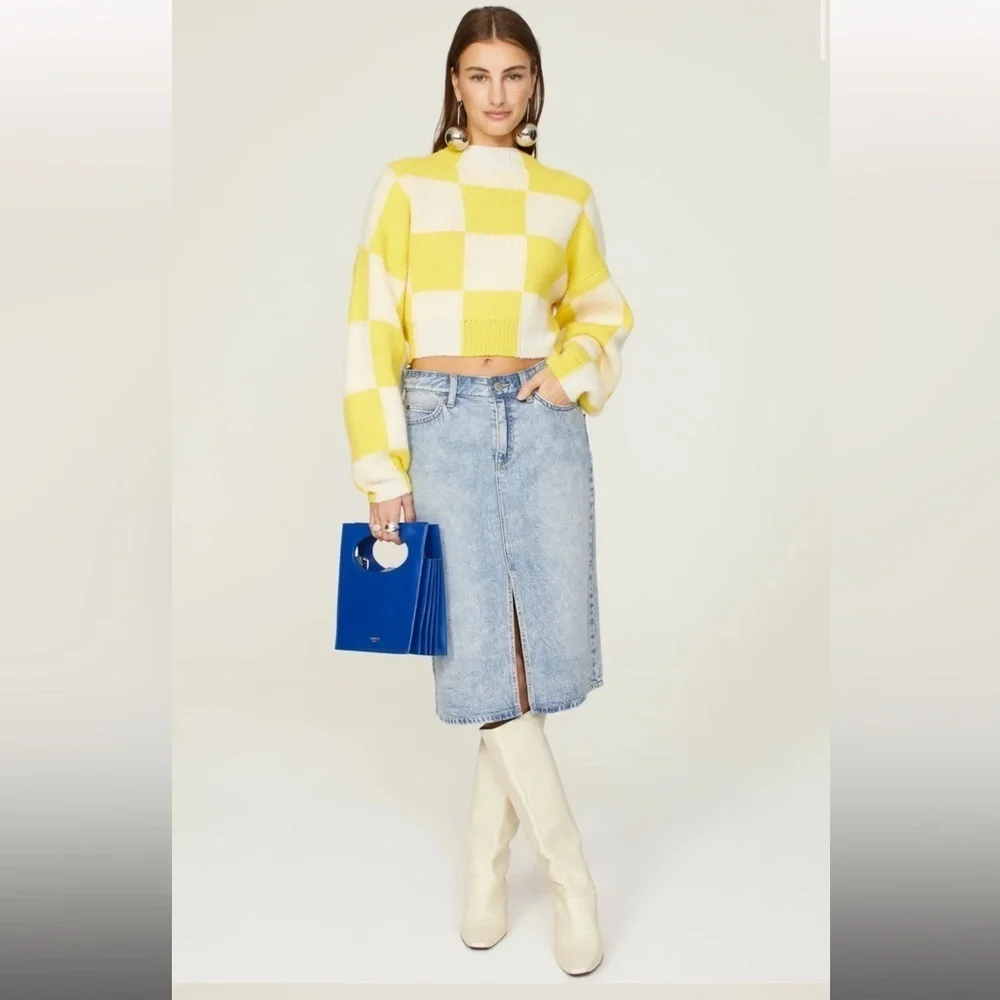 LEE Mid Rise Denim Skirt, RTR - Picture 2 of 11